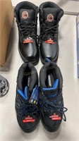 2 BRAHMA STEEL TOE BOOTS MENS SZ 7.5