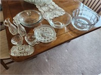 Clear Vintage Glass Dishes