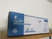 12 pack 4" LED slim downlights new in box