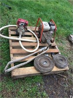 (2) WATER PUMPS & HOSE