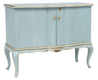 ITALIAN LOUIS XV STYLE PAINTED BAR CABINET