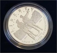 2004 Lewis and Clark Bicentennial Silver Dollar