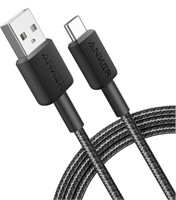 ANKER USB A TO USB C BRAIDED CABLES 10FT 2 PACK