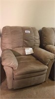 People Lounge recliner, beige, with matching Love