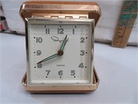 Vintage Ingraham Travel Alarm Clock (Works)
