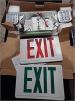 Commercial Electric LED Red/Green Exit Sign