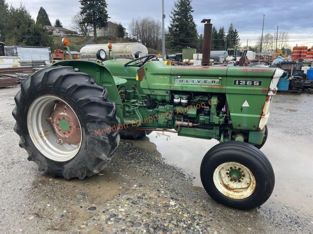Oliver 1365 Diesel Tractor | Live and Online Auctions on HiBid.com