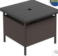Retail$120 Outdoor Side table with Umbrella Hole