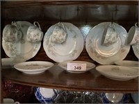 Victoria Austria 6 cups/saucers & 4 plates