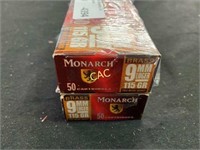 50rds Monarch 9mm