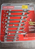 CRAFTSMAN 9 PIECE METRIC WRENCH SET