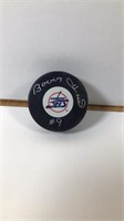 New Jets Signed Hockey Puck