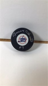 New Jets Signed Hockey Puck