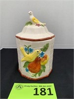 Bird/Pear Cookie Jar