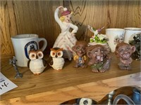 Lot of items coffee cups and collectibles