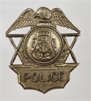 ANTIQUE RHODE ISLAND POLICE BADGE