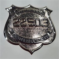 DOMINICAN REPUBLIC POLICE BADGE