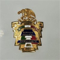 MEXICAN NATIONAL POLICE CHIEF BADGE