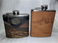 (2) Cabela's Whiskey Flasks