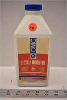 OMC 1L 2 cycle motor oil (partial)