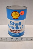 Shell Rotella T 1L Multigrade motor oil (open)\
