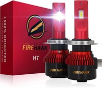 Firehawk 2024 New H7 LED Bulbs 25000LM 500% Bright