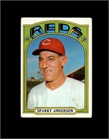 1972 Topps #358 Sparky Anderson VG to VG-EX+