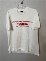 Vintage Toshiba Disk Products Shirt