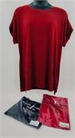 3 New Zenana Tunic T-shirts Size 3X