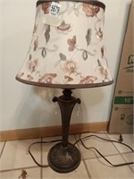 Floral embroidery lamp