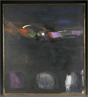 Merton D. Simpson Untitled abstract.
