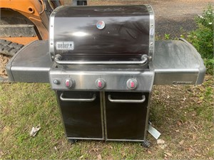 Weber Stainless Propane Grill See description