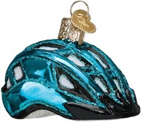 Old World Christmas Ornaments Bike Helmet Glass Bl