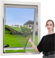 DIY Adjustable Magnetic Window Screen (57"x59")