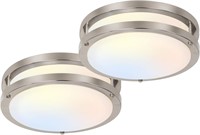 10 inch Flush Mount LED Ceiling Light Fixture, 17W