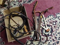 Box of nice Horse Tack including Bells
