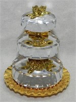 Swarovski Wedding Cake Crystal Figurine