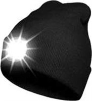 Rechargeable LED Beanie Light Hat