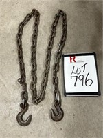 9ft Heavy Chain, Slip & Grap Hooks