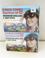 Wrap Around Sun Glasses ( 2 Packages)