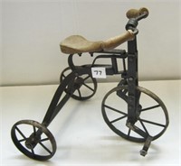 Cast Iron Decorative Tricycle