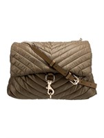 Rebecca Minkoff Green Nylon Gold-tone Shoulder Bag