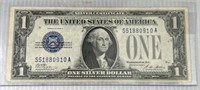 1928 A One Dollar Blue Seal Silver Certificate