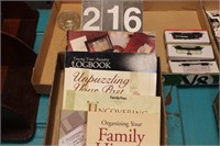 Flat of Books W/ uncovering Your Ancestry