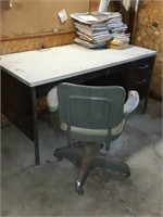 Desk w/Chairs & Manuals