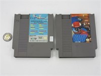 2 jeux de Nintendo NES, Pala Medes et Rally Bike