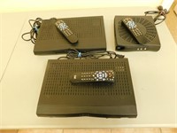 3 Bell Express View Receivers / Remotes