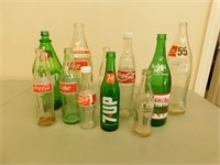 Collectible Glass Pop Bottles