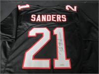 Deion Sanders Signed Jersey Heritage COA