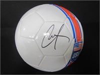 Christian Pulisic Signed Soccer Ball Heritage COA